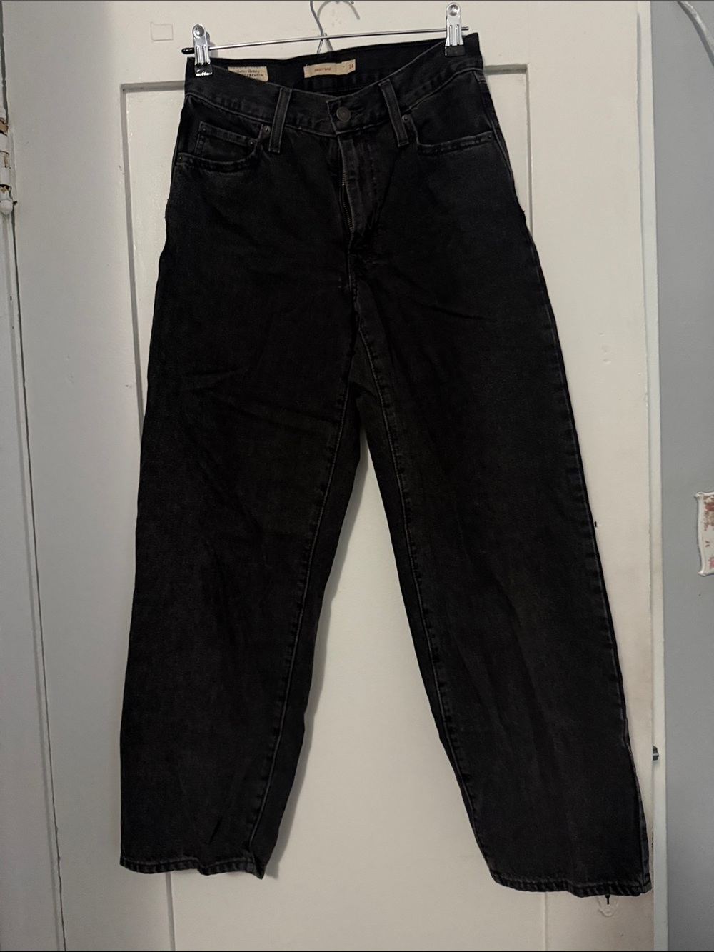 Levi’s Women's Baggy Dad Black Jeans - Relaxed Fit